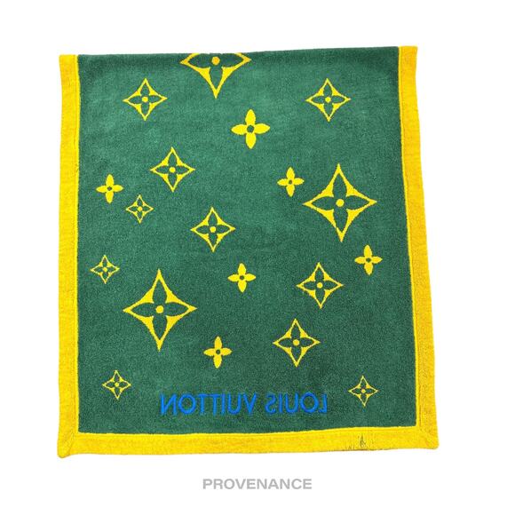 🔴 Louis Vuitton Beach Towel - BRAZIL 500 ANOS Monogram - Picture 5 of 12